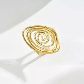 2025 new style women s jewelry geometric irregular design ring simple high sense open ring women