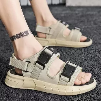 2025 new summer beach shoes men s Vietnamese sandals wearing slippers sports driving teenagers dual-purpose men s cool 39