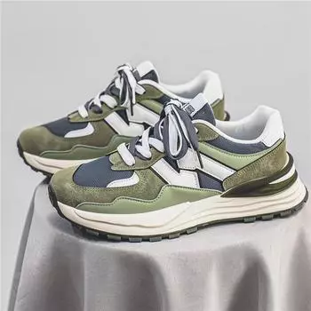 2025 New Summer Breathable Footwear Mesh Casual Inner Anti slip Sneaker Versatile Sports Forrest Men s Shoe 40 серый