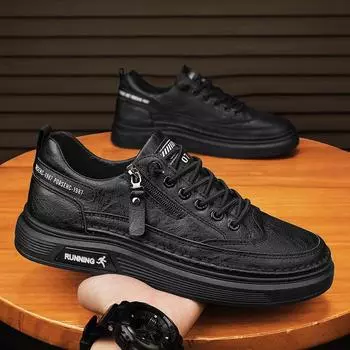 2025 new Summer Lace Up Thick Bottom Casual Flats Solid color Sneakers Anti-slip Outdoor Walking Sports Board Shoes 39