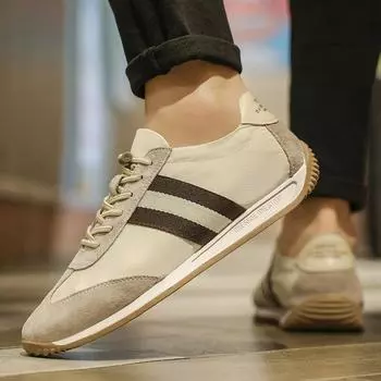2025 new summer men s shoes popular versatile cloth shoes sports trendy shoes casual shoes board shoes white Korean shoes men s 39