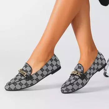 2025 new versatile shoes, flat bottom and shallow mouth are suitable for fat feet and big women s shoes-large size-B 35 серый