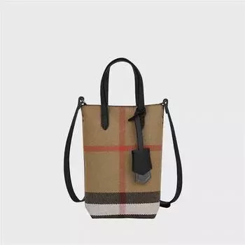 2025 New Women s Bag Bucket Bag High Sense Niche Plaid Vintage Bag Hand Bag Shoulder Bag Shoulder Mobile Phone Bag Black