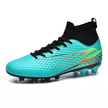 2025 new youth football shoes outdoor long nails high top FOOTBALL SHOES factory direct sales 32