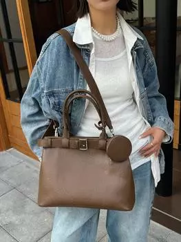 2025 Niche Design Handbag Fashion Universal Single Shoulder Diagonal Cross Bag Ins+fashionable Leather Women s Bag Tote Bag Women 30x13x20cm