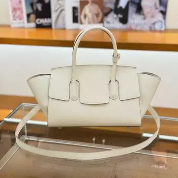 2025 Niche New Commuting Eye Bag одно плечо кожаная сумка подмышкой женская сумка легкая роскошная сумка-крыло 28x13x18cm чёрный