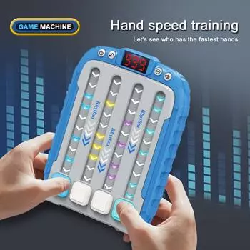 2025 Новая быстрая игра-толчок, всплывающий пузырь, электронный пузырек, лопни его, профессиональная игра, свет, антистрессовые игрушки для взрослых и детей, подарок, игрушки-фиджеты