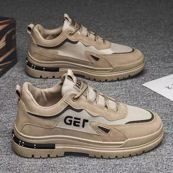 2025 Новая летняя рабочая обувь из сетки для строительства, дышащая мужская нескользящая рабочая обувь 39