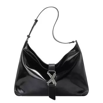 2025 новая модная сумка-тоут из мягкой кожи для поездок на работу, большая вместительная кожаная женская сумка через плечо, большая сумка через плечо, сумка для покупок чёрный