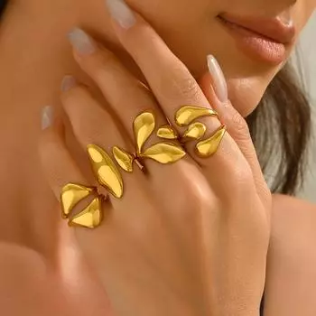 2025 новая ниша ювелирных изделий кольцо с переплетенным геометрическим дизайном, универсальное открытое кольцо