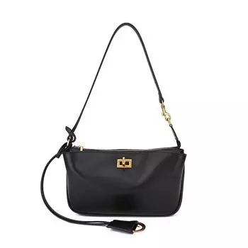 2025 Новая сумка через плечо из мягкой коровьей кожи Rodeo для женщин - повседневная маленькая квадратная сумка через подмышку