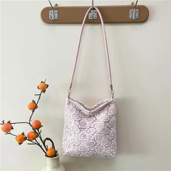 2025 новая высококачественная сумка на одно плечо большой вместимости женская дорожная фотосумка сказочная сумка универсальная новая китайская стиль розовый