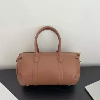 2025 Новая женская сумка из натуральной кожи, б/у сумка-подушка Boston Bowling Commuter, одно плечевая сумка Cross Border 31x14x15CM чёрный