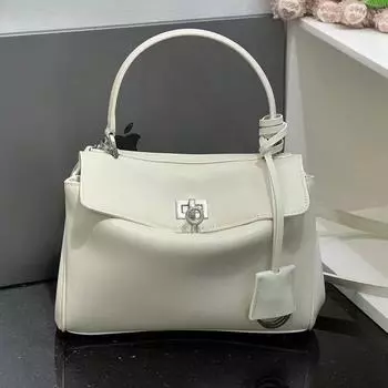 2025 Новая женская сумка из натуральной кожи RDO, сумка-тоут с пряжкой из коровьей кожи, модная трендовая сумка через плечо на одно плечо 23 Mini