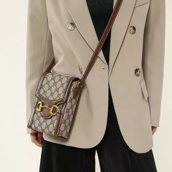 2025 новая женская сумка-мессенджер Xiao Zhan mini presbyopia 1955 сумка для мобильного телефона tote horse пряжка ретро сумка через плечо