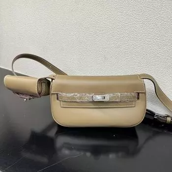 2025 Новая женская сумка Swift из кожи с серебряными пуговицами MOV Rice Dumpling с портом для наушников Красная сумка через плечо женская сумка через плечо Cross Border About 19 x 7.5 x 9cm