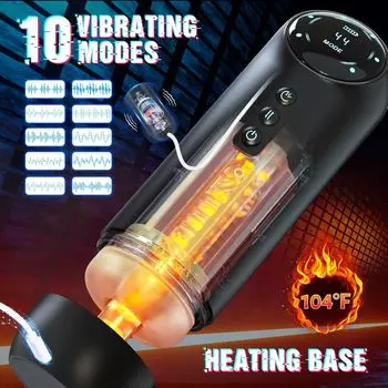 2025 Новое автоматическое мужское устройство, игрушки для взрослых Мужское устройство с 4 видами толчка и 4 видами сосания и 10 видами режимов вибрации