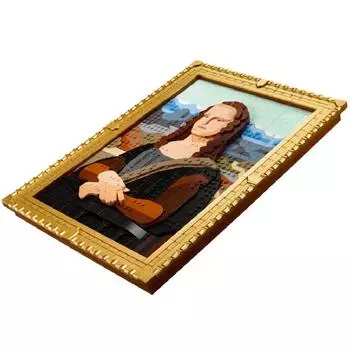 2025 Новое Искусство Мона Лиза Строительные Блоки Всемирно Известная Картина 3D Модель Сборные Кирпичи Игрушки Рождественский Подарок Домашний Декор Подарки Для Взрослых OneSize