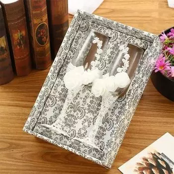 2025 Новые 2 шт. Хрустальные бокалы для шампанского, свадебное украшение, брак, невеста, жених, изысканное мастерство, простой в использовании подарок 2 pieces