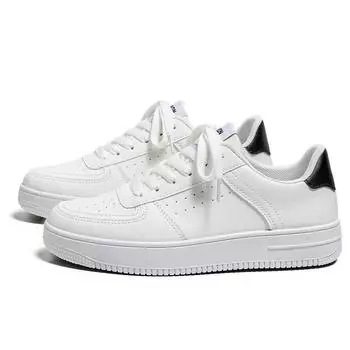 2025 новые белые туфли мужские осенние дышащие повседневные туфли для скейтбординга противоскользящие износостойкие подростковые универсальные спортивные мужские туфли 39