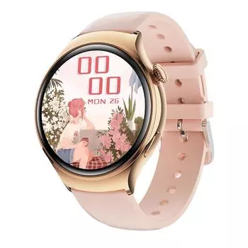 2025 Новые GPS NFC Bluetooth Звонки Смарт-часы Женские Часы 4 мини Спортивный Трекер Пульсометр Оксиметрия Мониторинг Здоровья Смарт-часы Женские Silicone золотой
