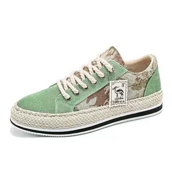 2025 Новые кеды мужские летние дышащие универсальные спортивные повседневные туфли на плоской подошве из мягкой ткани мужские туфли 39