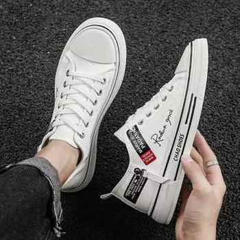 2025 новые кроссовки для прыжков на доске, мужская повседневная обувь, дышащая и универсальная студенческая обувь, модные низкие молодежные парусиновые туфли, мужская обувь 39 синий