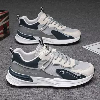 2025 новые летние мужские повседневные рабочие туфли из дышащей сетки, мужские нескользящие кроссовки, универсальная мягкая подошва, модная обувь для бега 39