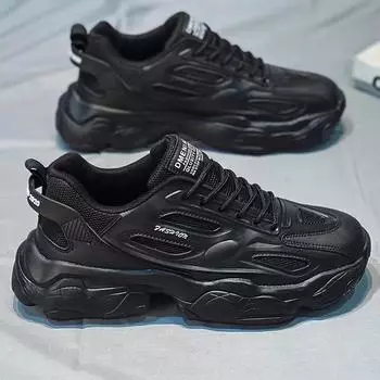 2025 новые летние мужские туфли популярные мужские туфли универсальные туфли для папы спортивная повседневная обувь на платформе 39 белый