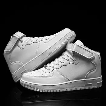 2025 новые летние мужские туфли повседневная обувь, сезон высокие трендовые повседневные спортивные туфли мужские кроссовки мужские 35 белый