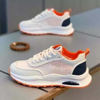 2025 новые модные брендовые мужские кроссовки из сетчатой ткани, дышащие, повседневная обувь для пожилых людей 39