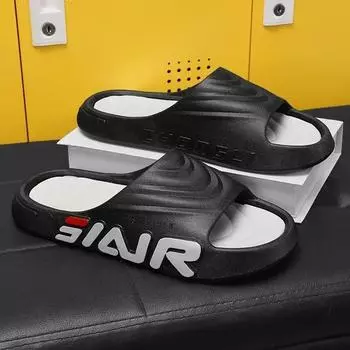 2025 Новые модные мужские/женские летние тапочки, нескользящие тапочки, уличные пляжные шлепанцы для мужчин, удобная домашняя обувь 38-39