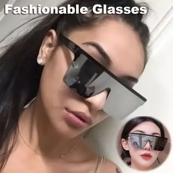 2025 Новые модные высококачественные квадратные очки с большой оправой в стиле ретро-киберпанк, цветные солнцезащитные очки для мужчин и женщин