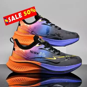 2025 Новые мужские кроссовки для бега на воздушной подушке Marathon Sports Дышащие легкие женские удобные спортивные нескользящие кроссовки 36