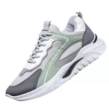 2025 новые мужские модные повседневные модные туфли удобные дышащие удобные студенческие спортивные мужские туфли 39 серый