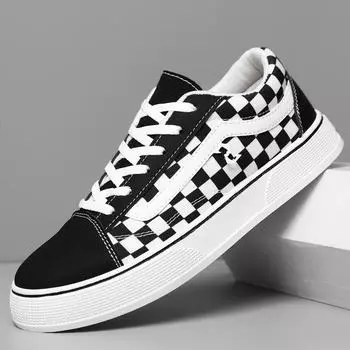 2025 новые мужские низкие кеды модные подростковые корейский стиль легкие универсальные кроссовки для скейтбординга повседневные кроссовки для скейтбординга на открытом воздухе 39 чёрный