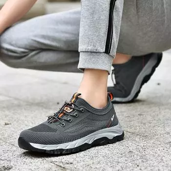 2025 новые мужские повседневные кроссовки для активного отдыха на открытом воздухе, плетеные кроссовки для пар, сверхлегкие регулируемые пряжки, легкие дышащие походные туфли 35