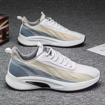 2025 новые мужские тканые дышащие повседневные туфли мужские спортивные легкие кроссовки для бега студенческая спортивная обувь 39