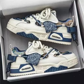 2025 новые мужские туфли. Зимняя универсальная повседневная обувь для скейтбординга. Бренд мужской одежды. Популярный дизайн. Высококлассная американская спортивная модная обувь. 39