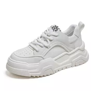 2025 новые мужские весенние белые туфли, модные, увеличивающие рост, туфли для скейтбординга для мужчин, спортивные, повседневные, для папы, для хлеба 39