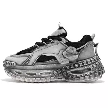 2025 новые мужские весенние дышащие сетчатые молодежные кроссовки мужские модные универсальные кроссовки на платформе с шинами для старых отцов 39