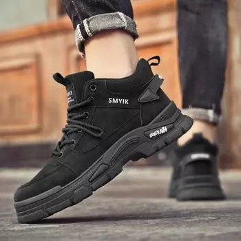 2025 новые осенние ботинки Martin в британском стиле, кожаные, водонепроницаемые, легкие, средней высоты, модная обувь для спорта и отдыха 39 белый