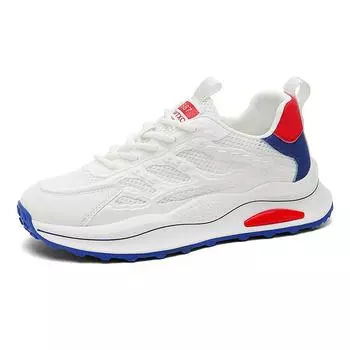 2025 новые осенние мужские дышащие сетчатые белые мужские модные универсальные кроссовки на платформе повседневные старые модные туфли 39