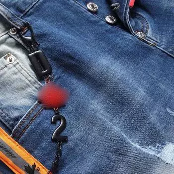 2025 Новые повседневные мужские джинсовые шорты брюки мужские летние шорты джинсы эластичные дырки модные мужские брюки 30 зелёный