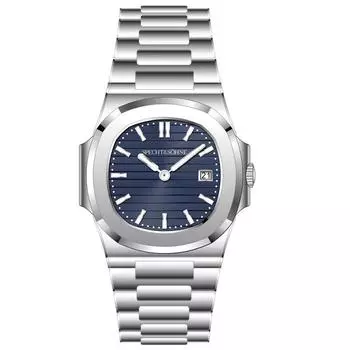 2025 Новые роскошные кварцевые часы Specht & Shne 39 мм для мужчин, супертонкие, стальные, сапфировое стекло, водонепроницаемость 50 м, классические часы 5711