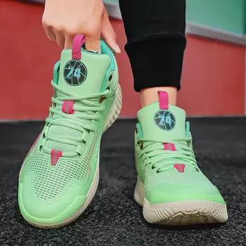 2025 новые спортивные кроссовки дышащая сетчатая баскетбольная обувь актуальные боевые низкие ботинки мужские 20252025 модели внешней торговли 36