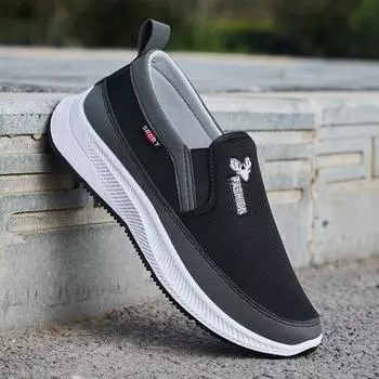 2025 ****** новые старые ******* тканевые туфли мужская повседневная обувь одинарные туфли низкие туфли для скейтбординга обувь для пожилых людей на дерьмовой подошве обувь для пап 39