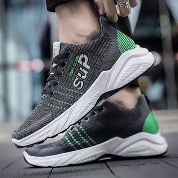 2025 новые весенние и летние летающие плетеные кроссовки сетчатые красные спортивные кроссовки для отдыха модные дышащие кроссовки для бега прилив 39