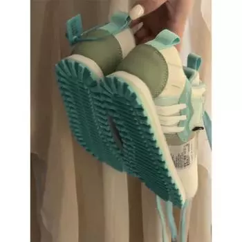 2025 новые весенние и осенние ретро-вафельные кроссовки Forrest Gump в гонконгском стиле на платформе кроссовки campus super fire повседневные женские туфли для папы 35 белый