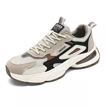 2025 новые весенние мужские дышащие сетчатые молодежные кроссовки модные универсальные повседневные туфли на платформе в стиле ретро 39